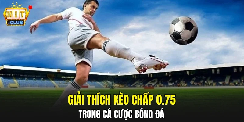 Giải thích kèo chấp 0.75 trong cá cược bóng đá