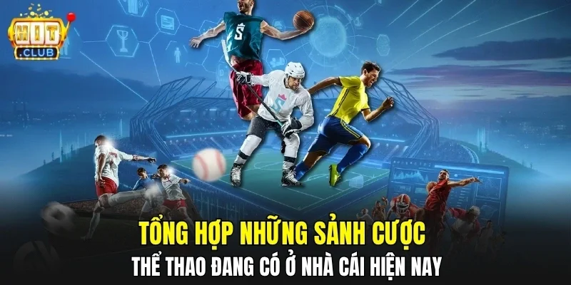 Tổng hợp những sảnh cược thể thao đang có ở nhà cái hiện nay